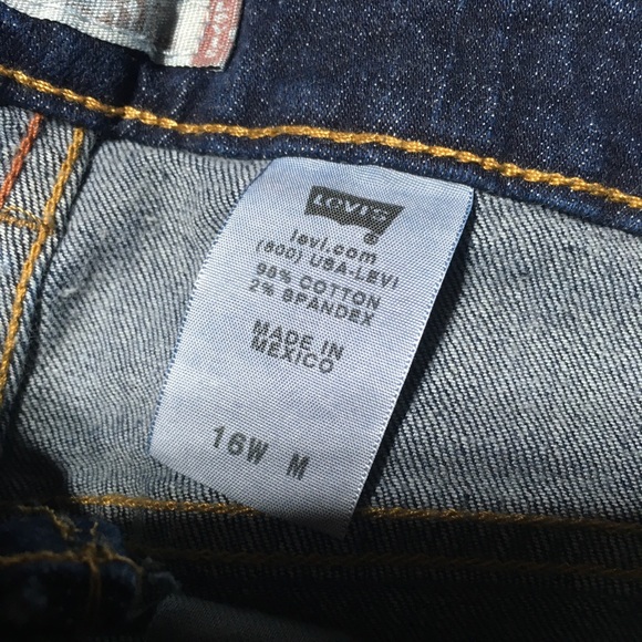 Levi’s 515 Boot Cut Jeans Size 16W NWT Stretch - Picture 7 of 12